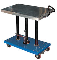 Platform Size: 20"W x 36"L / 1,000 lbs, Cap.